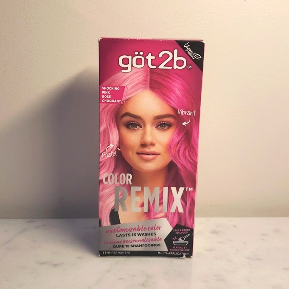 Got2B Other - got2b Color Remix semi permanent hair color dye NIB SHOCKING PINK ROSE C…